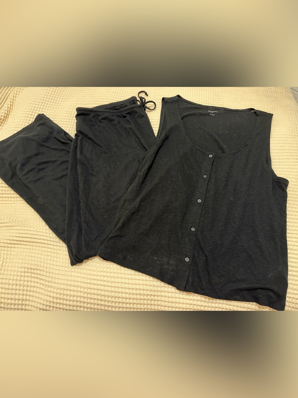 Gap Body NWOT black pajama set